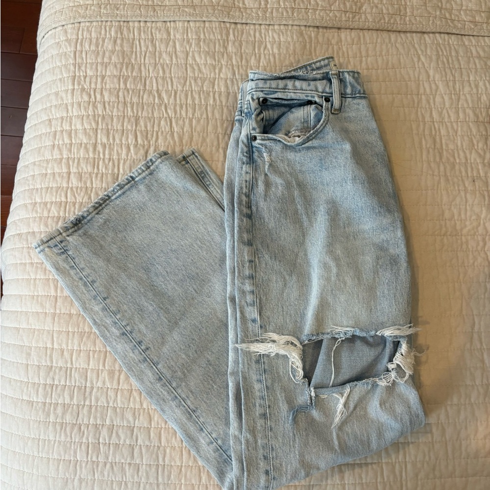 Abercrombie 90s Relaxed Jean High Rise - Picture 3 of 4